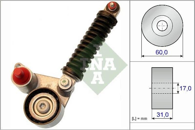 INA Belt Tensioner, V-ribbed belt