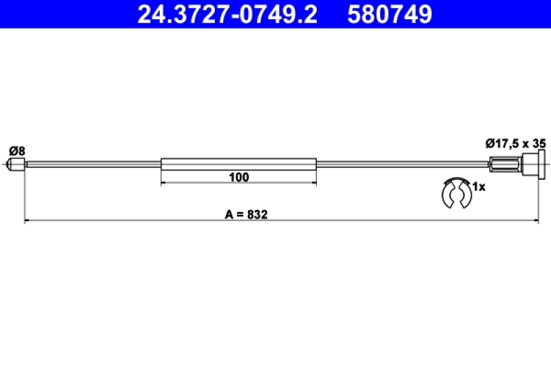 ATE Cable, parking brake