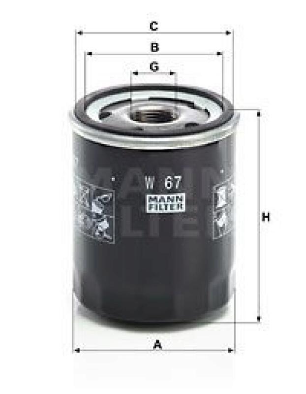 MANN-FILTER Oil Filter