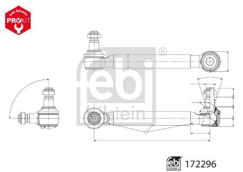 FEBI BILSTEIN Stange/Strebe, Stabilisator ProKit