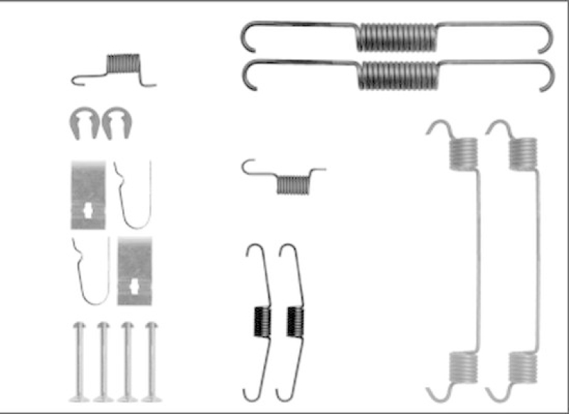 TEXTAR Accessory Kit, brake shoes