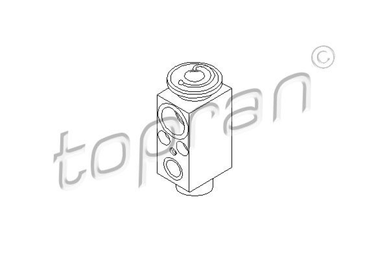 TOPRAN Expansionsventil, Klimaanlage