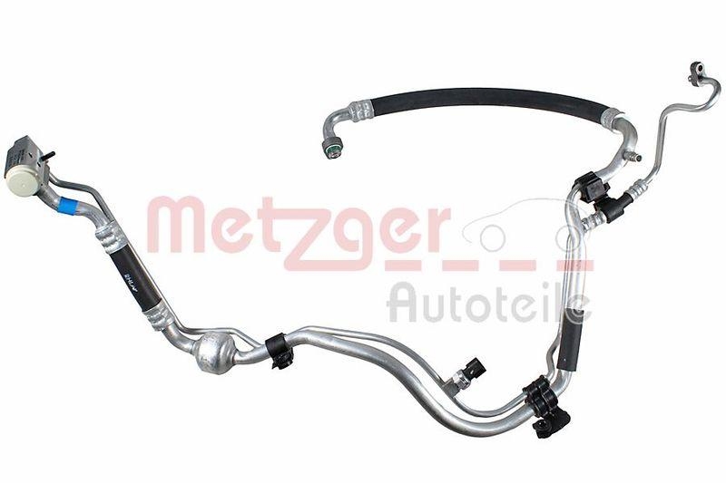 METZGER High-/Low Pressure Line, air conditioning OE-part