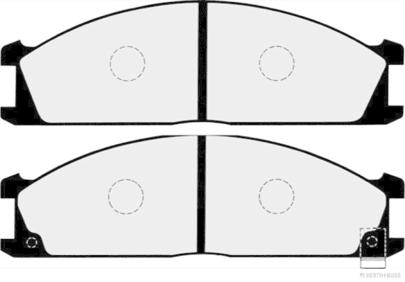 HERTH+BUSS JAKOPARTS Brake Pad Set, disc brake