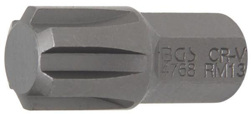 Bit | Antrieb Außensechskant 10 mm (3/8") | Keil-Profil (für RIBE) M13