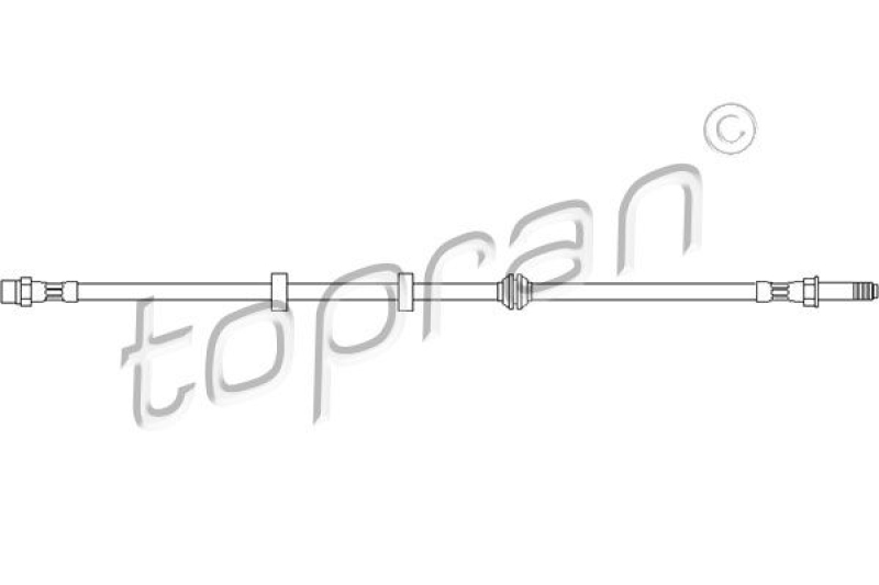 TOPRAN Brake Hose