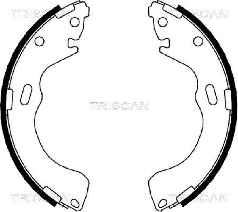 TRISCAN Bremsbackensatz