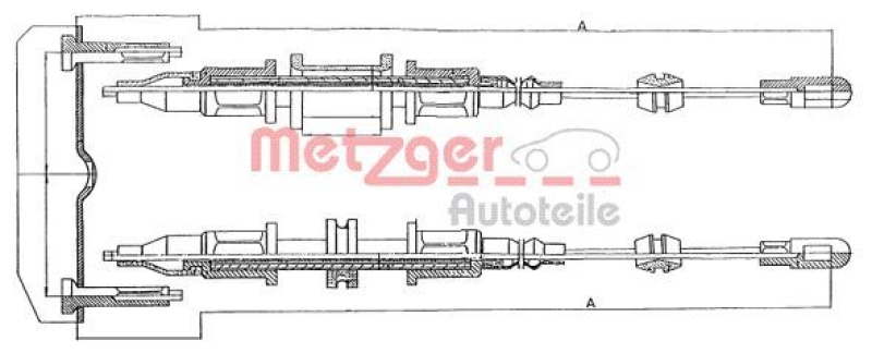 METZGER Seilzug, Feststellbremse