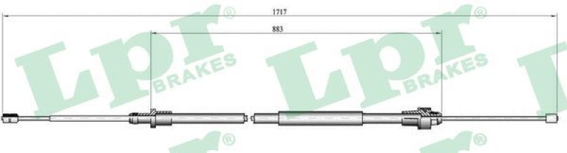 LPR Cable Pull, parking brake