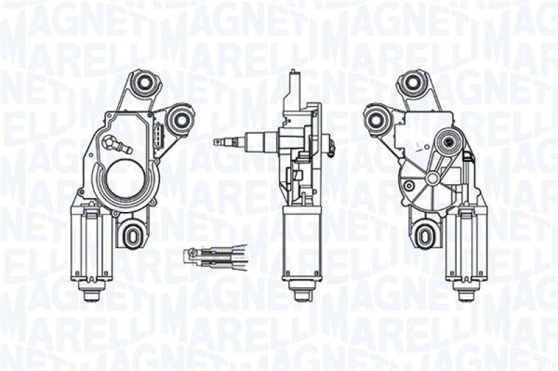 MAGNETI MARELLI Wischermotor