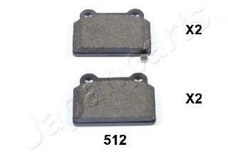 JAPANPARTS Brake Pad Set, disc brake