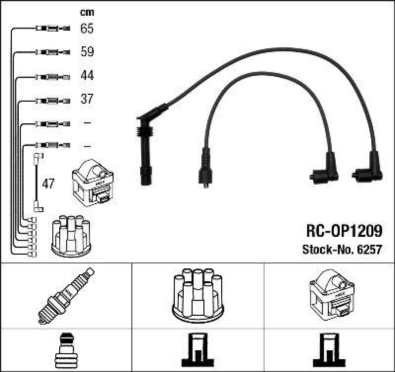 NGK Ignition Cable Kit