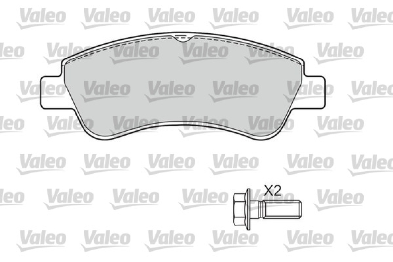 VALEO Brake Pad Set, disc brake