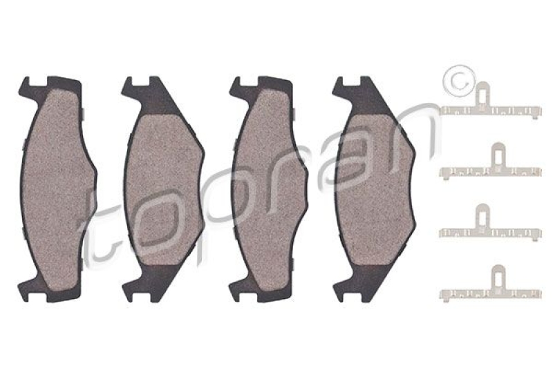 TOPRAN Brake Pad Set, disc brake