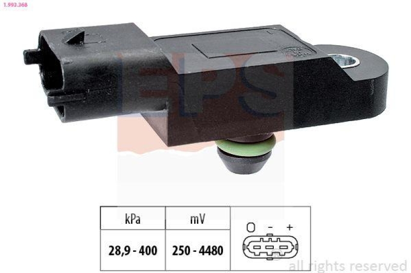 EPS Luftdrucksensor, Höhenanpassung Made in Italy - OE Equivalent