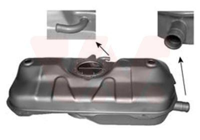 VAN WEZEL Fuel Tank