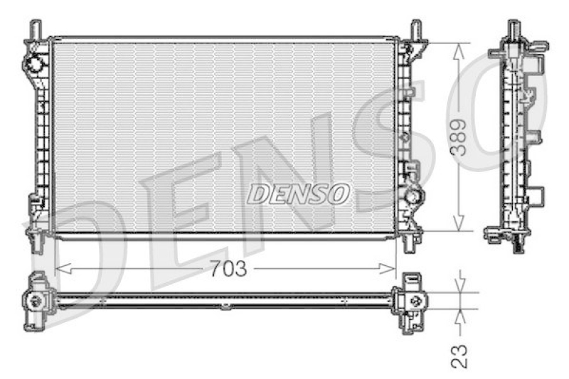 DENSO Radiator, engine cooling