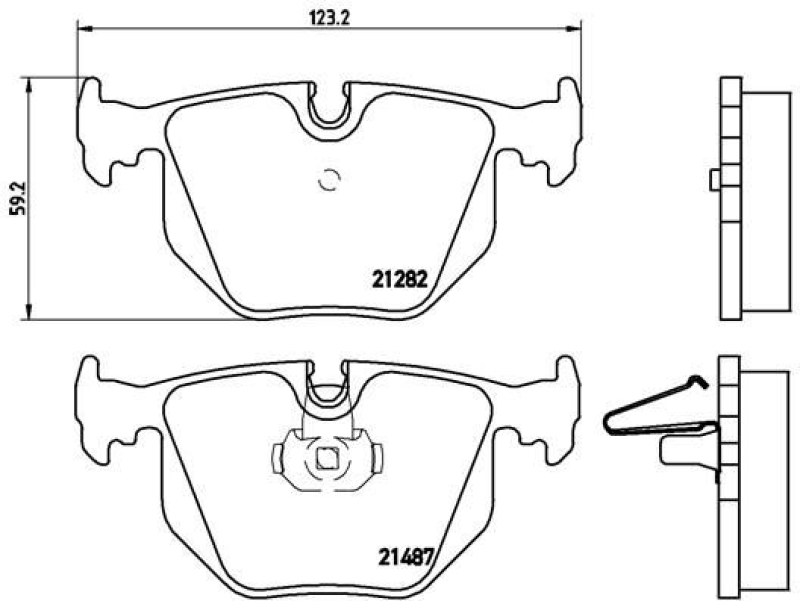 BREMBO BREMSSCHEIBEN + BREMBO BREMSBELÄGE