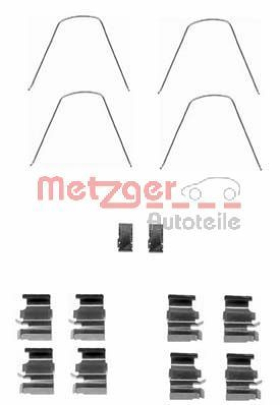 METZGER Accessory Kit, disc brake pad