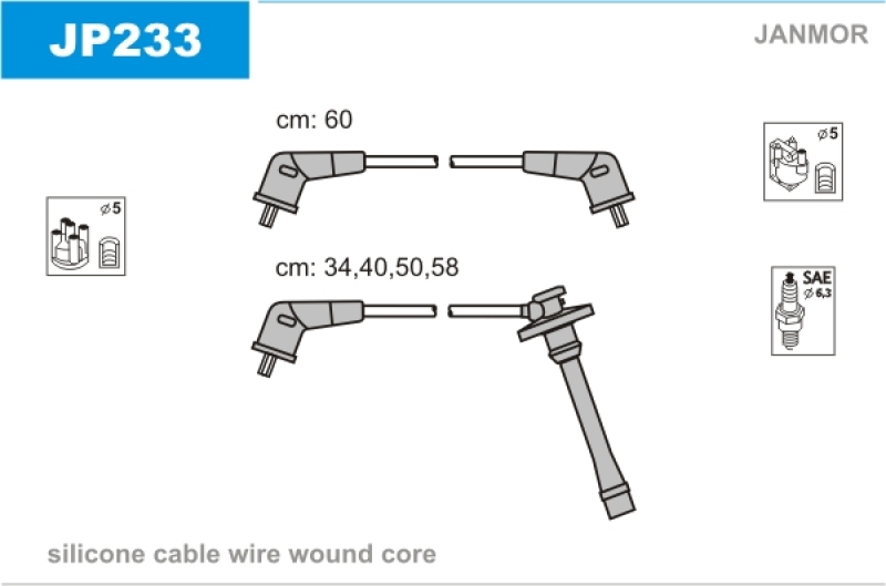 JANMOR Zündleitungssatz