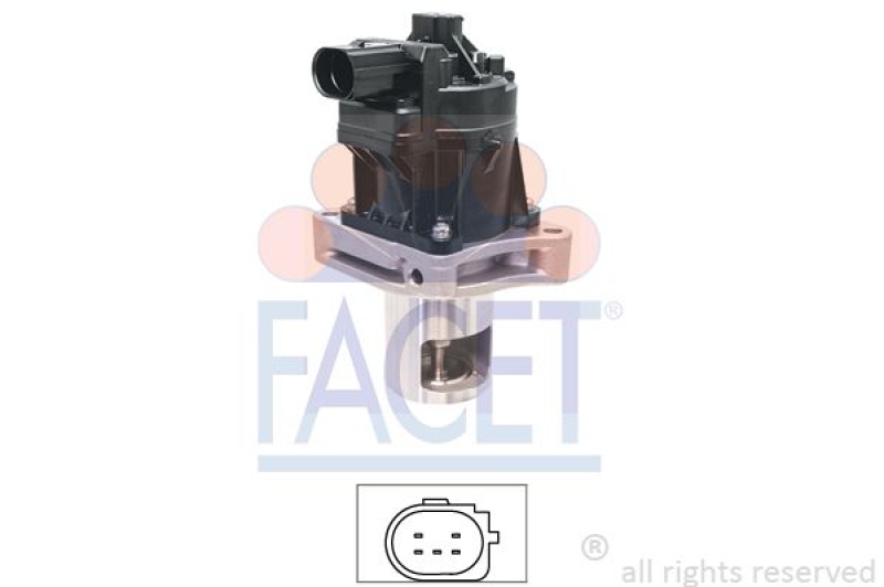 FACET EGR Valve Made in Italy - OE Equivalent