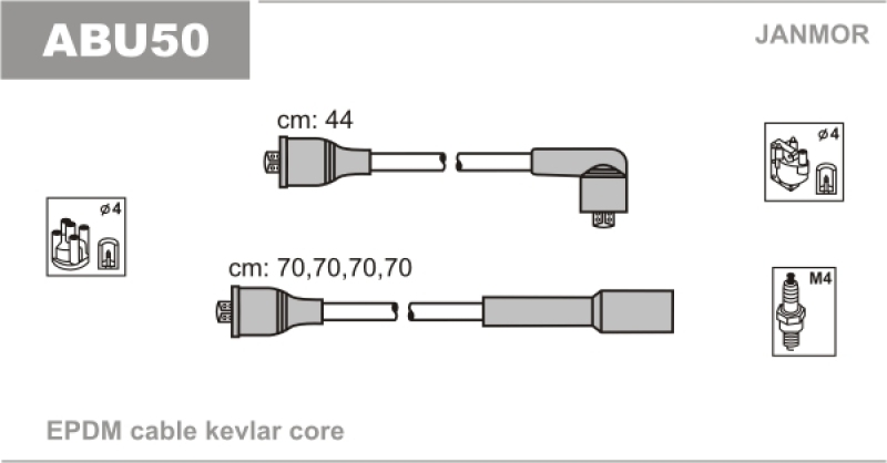 JANMOR Zündleitungssatz