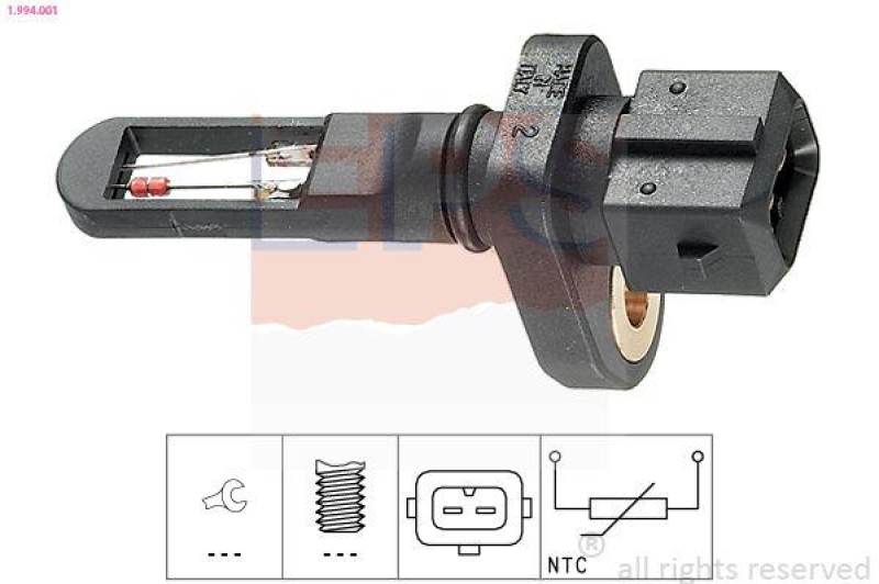 EPS Sensor, Ansauglufttemperatur Made in Italy - OE Equivalent