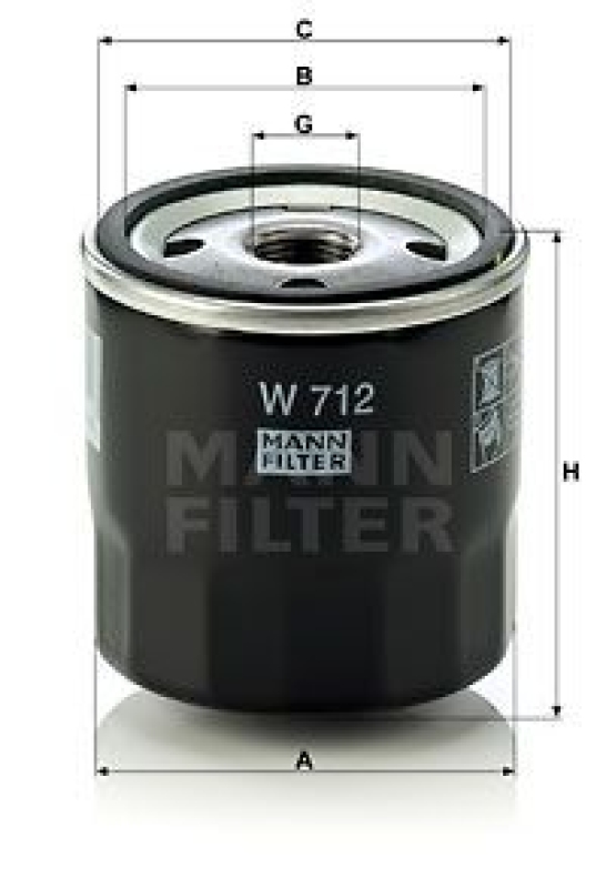 MANN-FILTER Filter, operating hydraulics