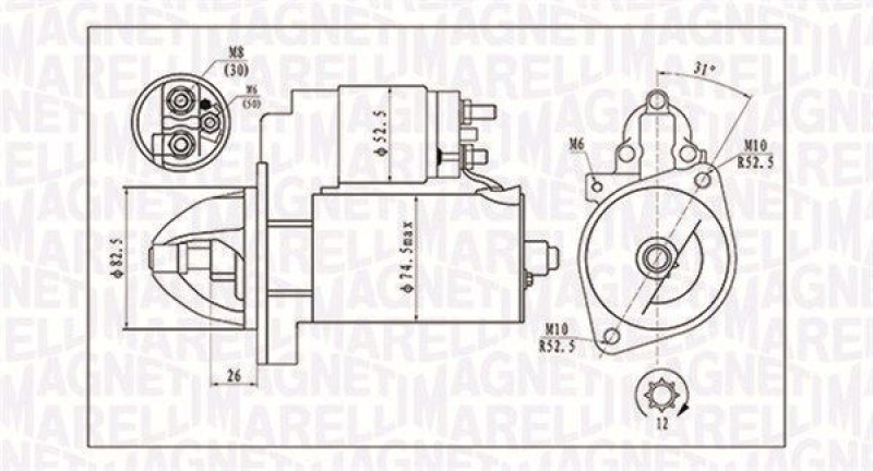 MAGNETI MARELLI Starter