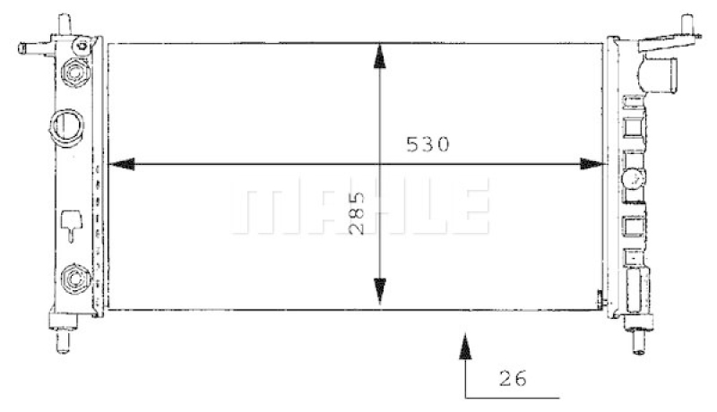 MAHLE Kühler, Motorkühlung BEHR