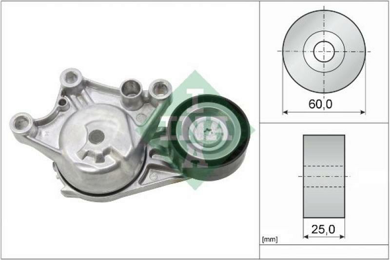 INA Tensioner Lever, v-ribbed belt