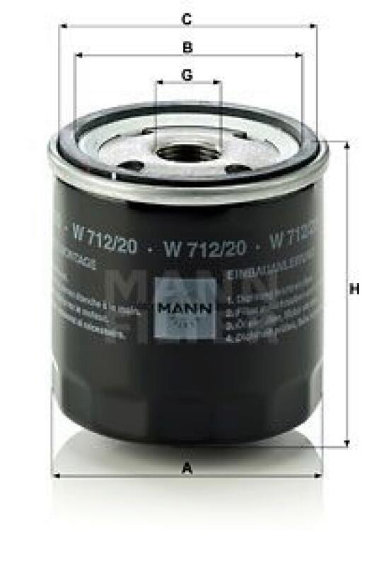 MANN-FILTER Oil Filter