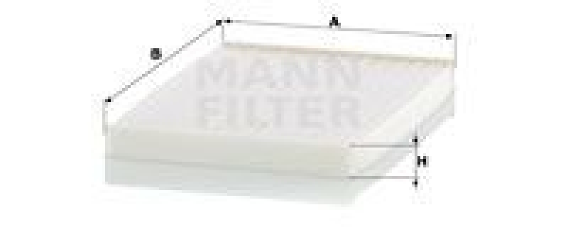 MANN-FILTER Filter, interior air