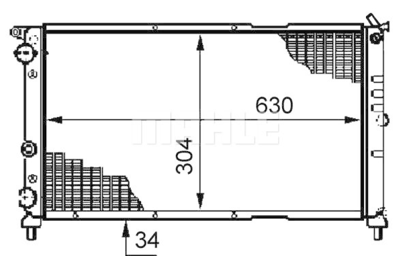 MAHLE Kühler, Motorkühlung BEHR