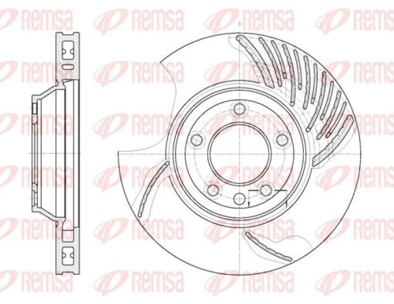 2x KAWE Brake Disc