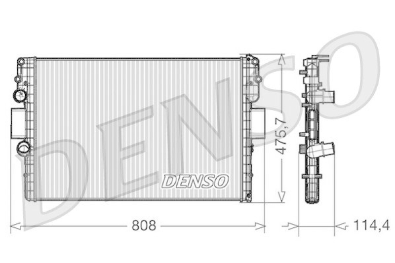 DENSO K&uuml;hler, Motork&uuml;hlung