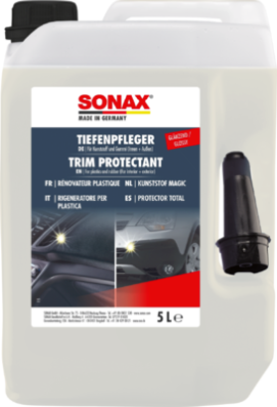 SONAX Synthetic Material Care Products Trim protectant glossy