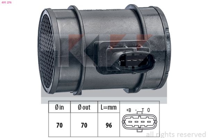 KW Luftmassenmesser Made in Italy - OE Equivalent