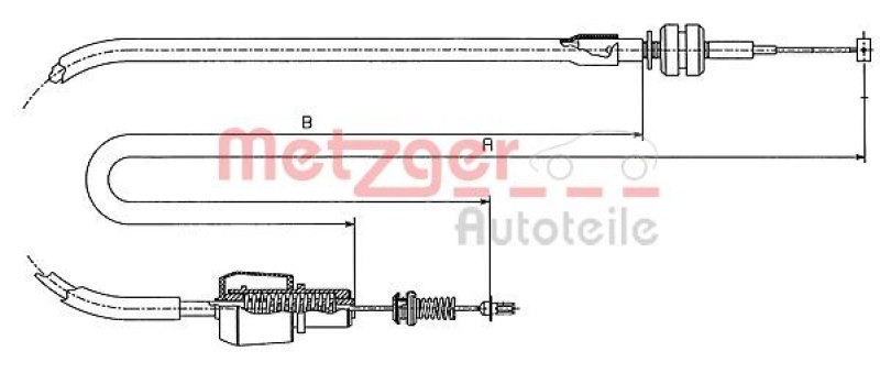 METZGER Gaszug