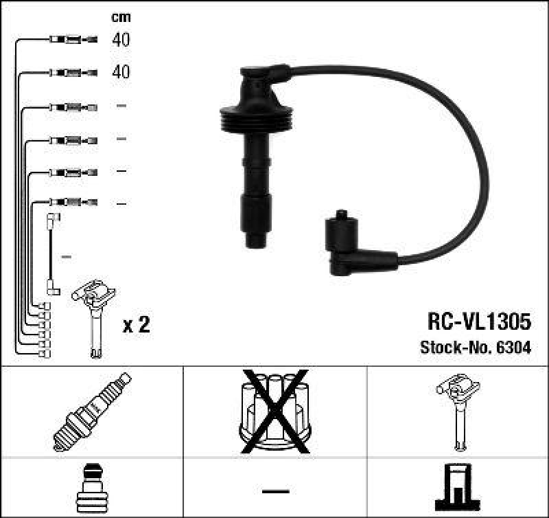 NGK Ignition Cable Kit