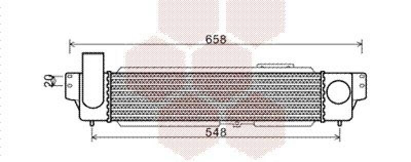 VAN WEZEL Ladeluftkühler