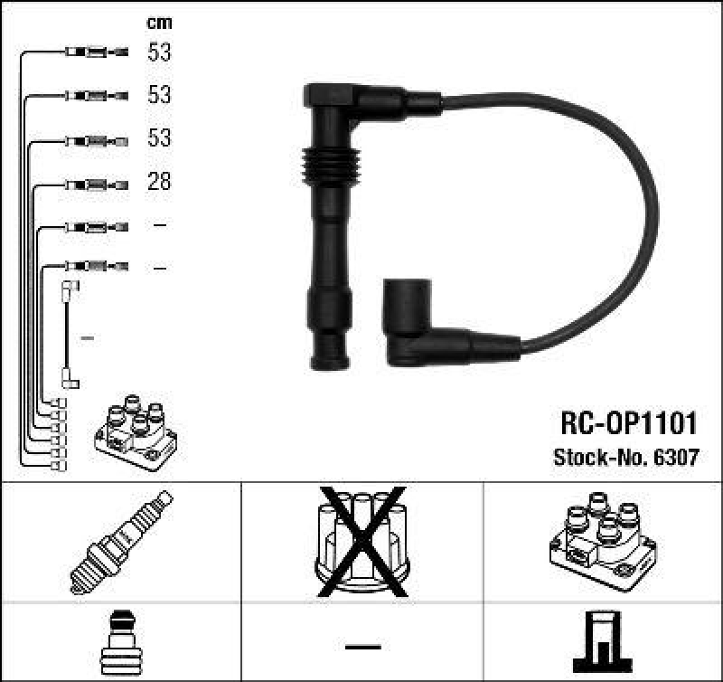 NGK Ignition Cable Kit