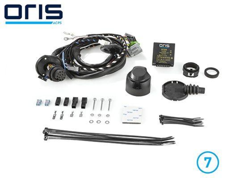 ACPS-ORIS Elektrosatz, Anh&auml;ngevorrichtung ORIS E-Set spezifisch 7 p.