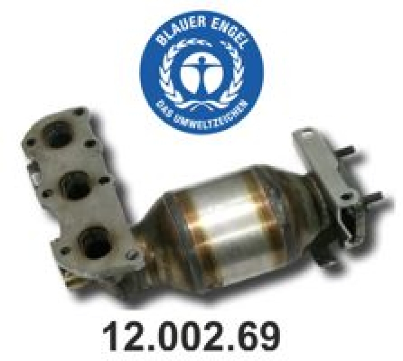 EBERSPÄCHER Manifold Catalytic Converter "Blue emission"