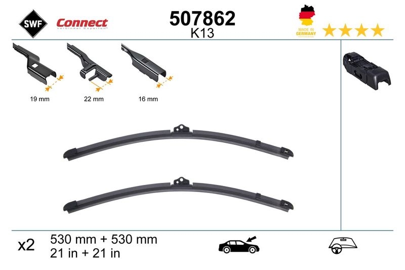 SWF Wischblatt CONNECT MADE IN GERMANY