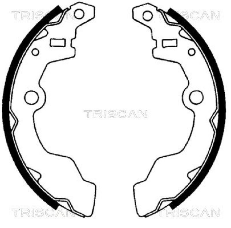 TRISCAN Bremsbackensatz