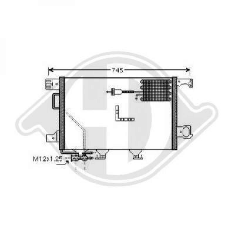 DIEDERICHS Condenser, air conditioning DIEDERICHS Climate
