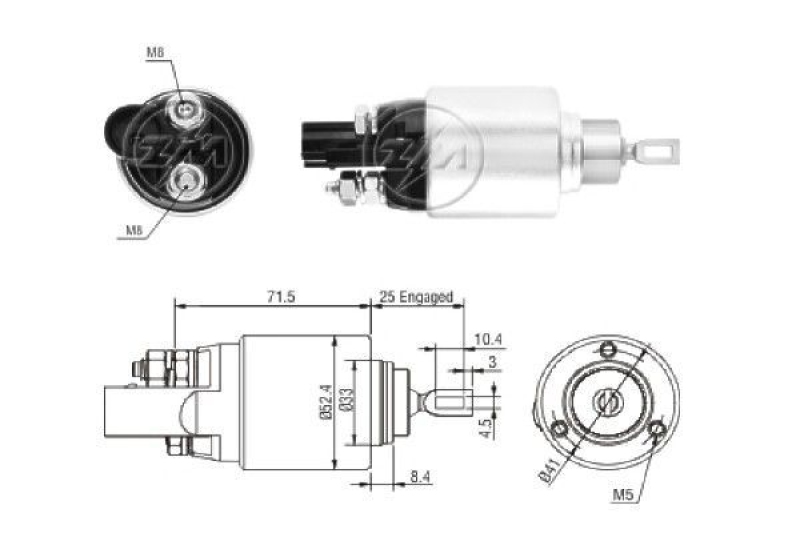 ERA Solenoid Switch, starter