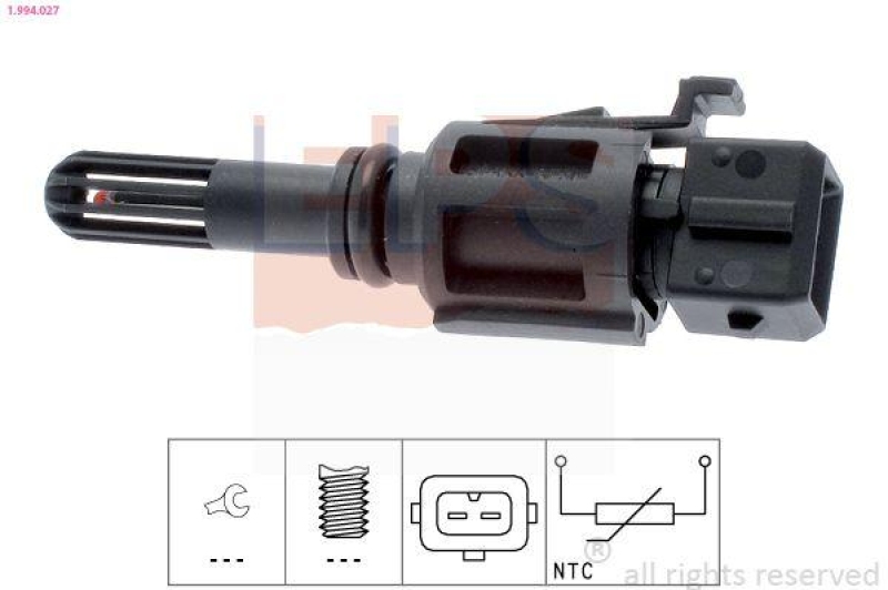 EPS Sensor, Ansauglufttemperatur Made in Italy - OE Equivalent