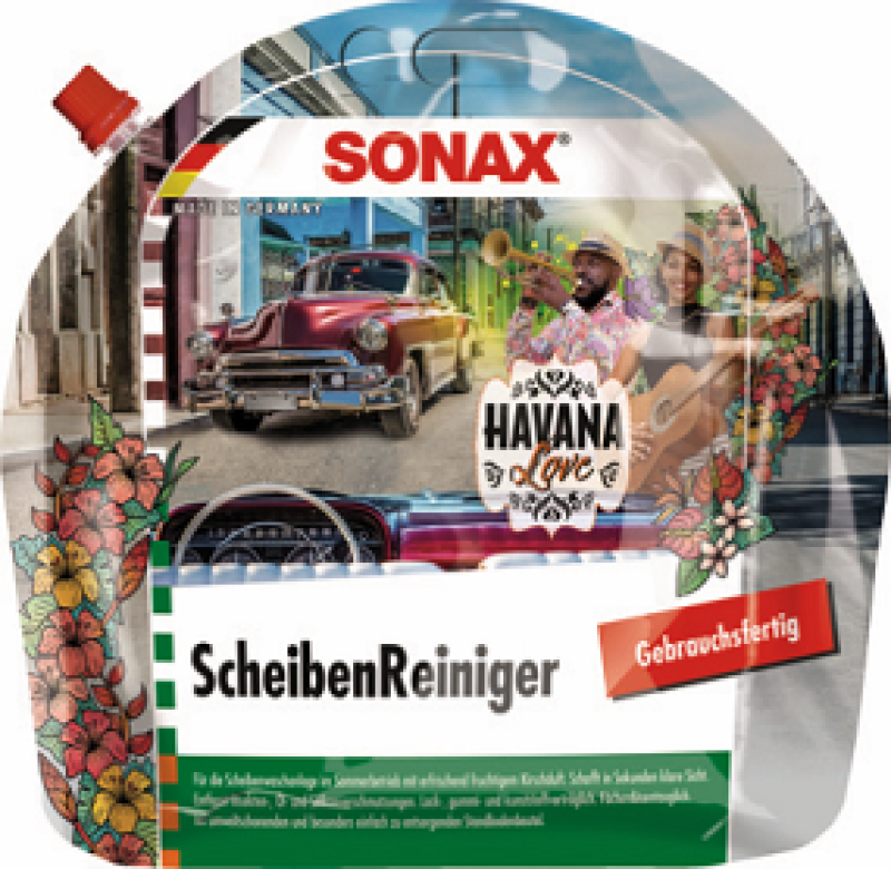 SONAX Reiniger, Scheibenreinigungsanlage ScheibenReiniger gebrauchsfertig Havana Love